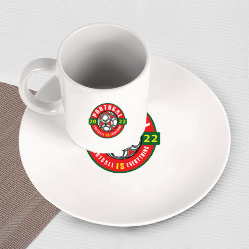 Набор: тарелка + кружка Portugal 2022 - фото 3