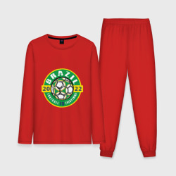 Мужская пижама с лонгсливом хлопок Brazil 2022