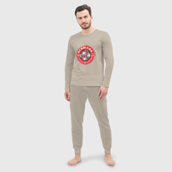 Мужская пижама с лонгсливом хлопок Denmark 2022 - фото 2