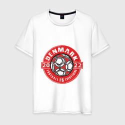 Denmark 2022 – Мужская футболка хлопок с принтом купить со скидкой в -20%