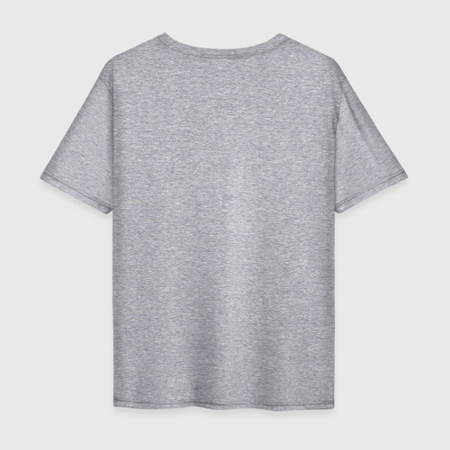 Мужская футболка хлопок Oversize Выживший электрик считается проверенным, цвет меланж - фото 2
