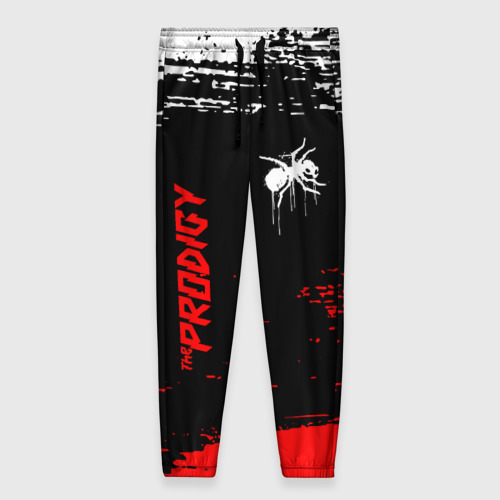 Женские брюки 3D с принтом The prodigy : дарование, вид спереди #2