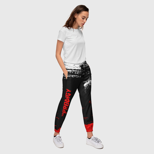 Женские брюки 3D с принтом The prodigy : дарование, вид сбоку #3