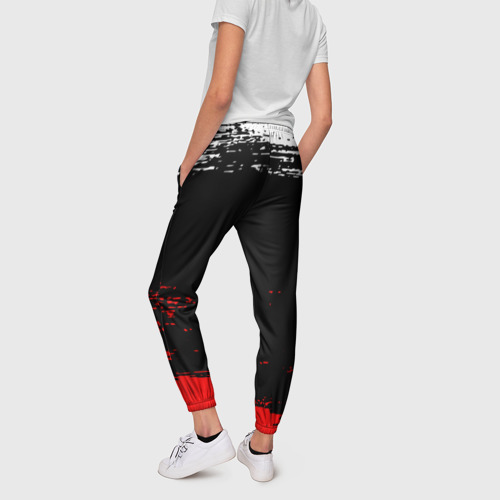 Женские брюки 3D с принтом The prodigy : дарование, вид сзади #2