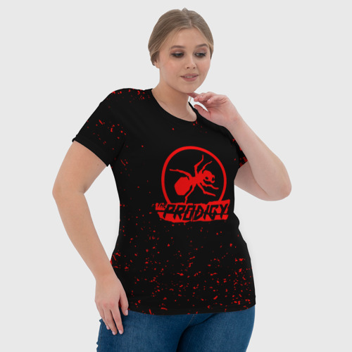 Женская футболка 3D The Prodigy красные бразги, цвет 3D печать - фото 6