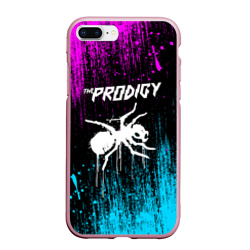 Чехол для iPhone 7Plus/8 Plus матовый The Prodigy neon