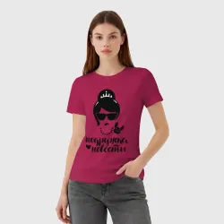 Женская футболка хлопок Крутая подружка невесты - фото 2