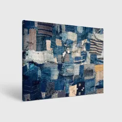 Холст прямоугольный Patchwork Jeans Осень Зима 2023