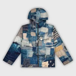 Женская ветровка 3D Patchwork Jeans Осень Зима 2023