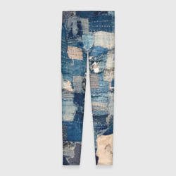 Леггинсы 3D Patchwork Jeans Осень Зима 2023