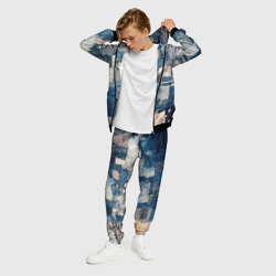 Мужской костюм 3D Patchwork Jeans Осень Зима 2023 - фото 2