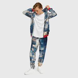 Мужской костюм 3D Patchwork Jeans Осень Зима 2023 - фото 2