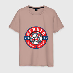 Serbia 2022 – Мужская футболка хлопок с принтом купить со скидкой в -20%