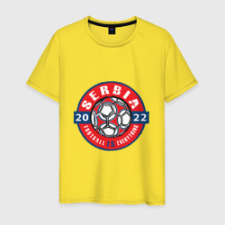 Мужская футболка хлопок Serbia 2022