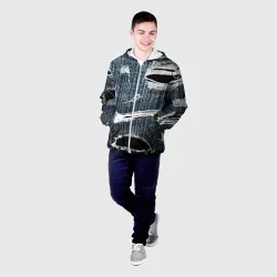Мужская куртка 3D Джинсовое рваньё - fashion trend - фото 2
