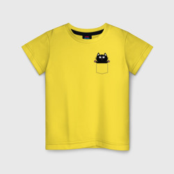 Дружок в кармашке – Детская футболка хлопок с принтом купить со скидкой в -20%