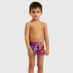 Детские купальные плавки 3D Красочный летний цветочный паттерн Summer color pattern - фото 2