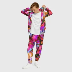 Мужской костюм 3D Красочный летний цветочный паттерн Summer color pattern - фото 2