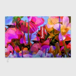 Флаг 3D Красочный летний цветочный паттерн Summer color pattern