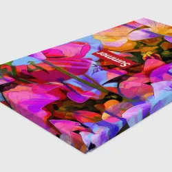 Холст прямоугольный Красочный летний цветочный паттерн Summer color pattern - фото 2