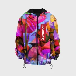 Детская куртка 3D Красочный летний цветочный паттерн Summer color pattern