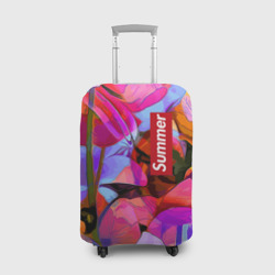 Чехол для чемодана 3D Красочный летний цветочный паттерн Summer color pattern