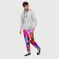 Мужские брюки 3D Красочный летний цветочный паттерн Summer color pattern - фото 2