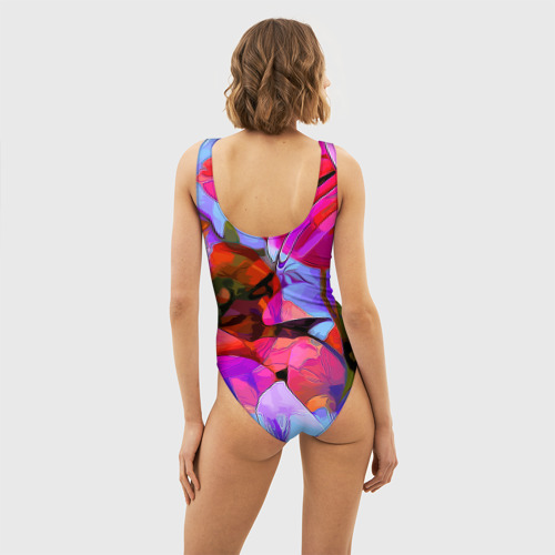 Женский купальник 3D Красочный летний цветочный паттерн Summer color pattern, цвет 3D печать - фото 4