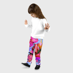 Детские брюки 3D Красочный летний цветочный паттерн / Summer color pattern - фото 2