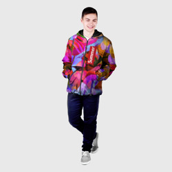 Мужская куртка 3D Красочный летний цветочный паттерн Summer color pattern - фото 2