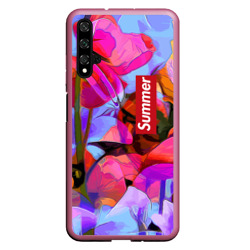 Чехол для Honor 20 Красочный летний цветочный паттерн Summer color pattern