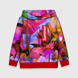 Детская толстовка 3D Красочный летний цветочный паттерн Summer color pattern