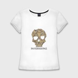 Женская футболка хлопок Slim Расчленинград