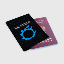 Обложка для паспорта матовая кожа Final fantasy XIV - метеор Разводы - фото 2