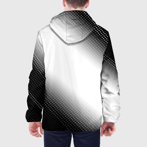 Мужская куртка 3D Juventus Градиент, цвет 3D печать - фото 5