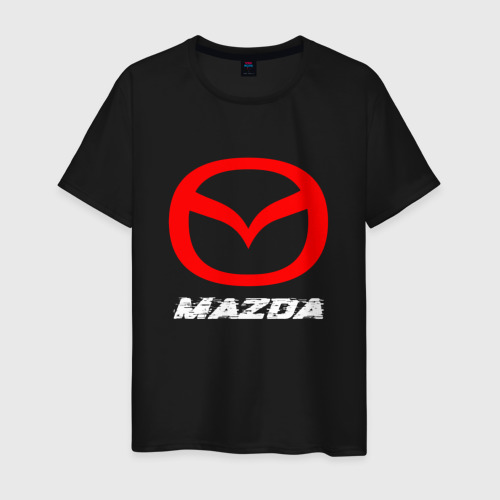 Мужская футболка хлопок MAZDA | Mazda, цвет черный