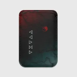 Картхолдер Magsafe магнитный The Witcher Волк Черные Молнии