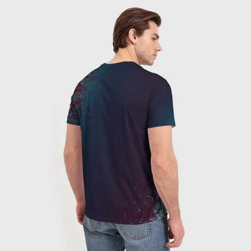 Мужская футболка 3D The Witcher - Ведьмак красные когти, цвет 3D печать - фото 4