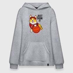 Худи SuperOversize хлопок Just dunk IT корги