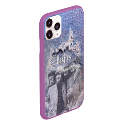 Чехол для iPhone 11 Pro Max матовый The Beatles Легендарная Ливерпульская четвёрка - фото 2