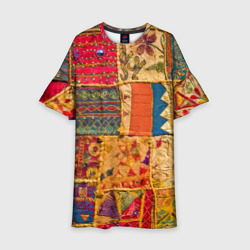 Детское платье 3D Пэчворк / Лоскутное одеяло  / Patchwork Quilt 