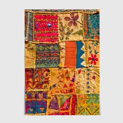 Постер Пэчворк Лоскутное одеяло Patchwork Quilt