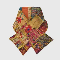Шарф-пуховик 3D Пэчворк Лоскутное одеяло Patchwork Quilt