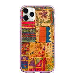 Чехол для iPhone 11 Pro Max матовый Пэчворк Лоскутное одеяло Patchwork Quilt