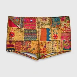 Мужские купальные плавки 3D Пэчворк Лоскутное одеяло Patchwork Quilt