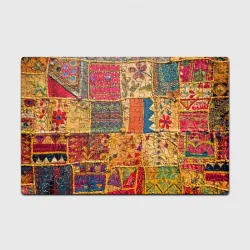 Головоломка Пазл магнитный 126 элементов Пэчворк Лоскутное одеяло Patchwork Quilt