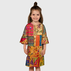 Детское платье 3D Пэчворк Лоскутное одеяло Patchwork Quilt - фото 2