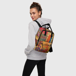 Женский рюкзак 3D Пэчворк Лоскутное одеяло Patchwork Quilt - фото 2
