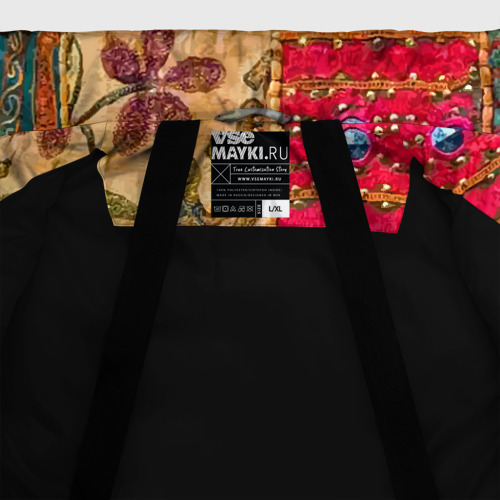 Мужская зимняя куртка 3D Пэчворк Лоскутное одеяло Patchwork Quilt, цвет черный - фото 7