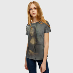 Женская футболка 3D Мона Лиза - Джоконда / Post Art - фото 2